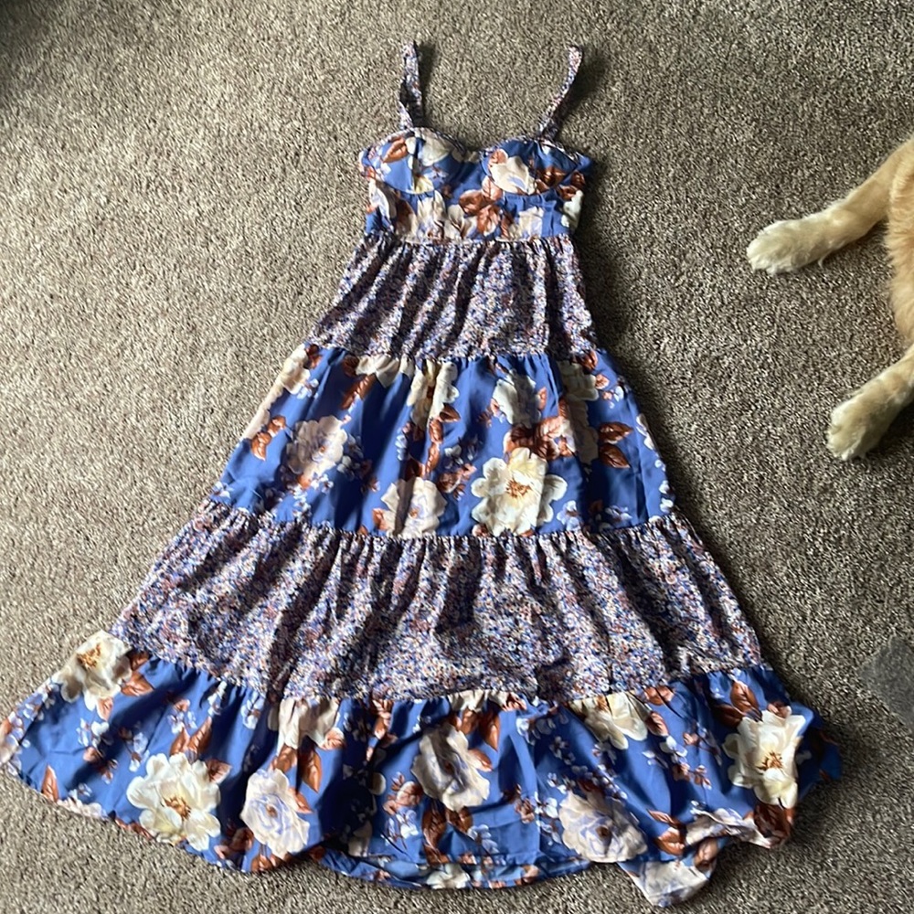Maxi floral dress